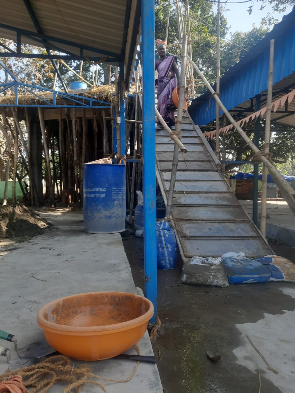 Workers and Ramp